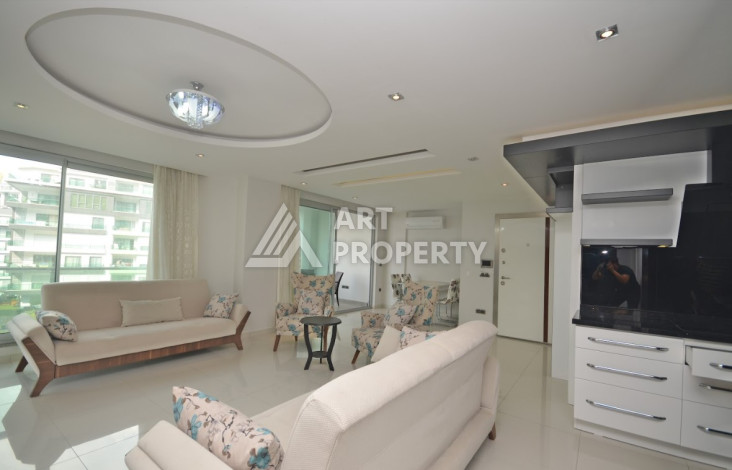 Апартаменты с видом на море планировки 2+1 в районе Каргыджак, 115м2 - Ракурс 14