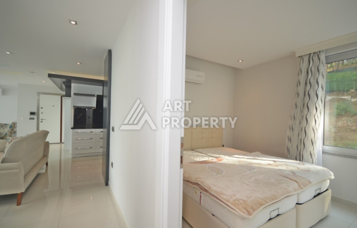 Апартаменты с видом на море планировки 2+1 в районе Каргыджак, 115м2 - Ракурс 21