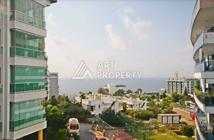 Апартаменты с видом на море планировки 2+1 в районе Каргыджак, 115м2 - Ракурс 22