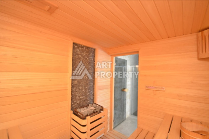 Апартаменты с видом на море планировки 2+1 в районе Каргыджак, 115м2 - Ракурс 28