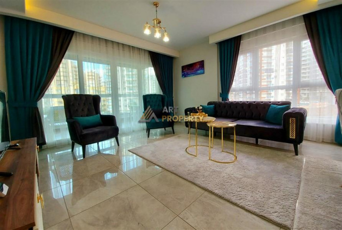 Двухкомнатная квартира с мебелью и техникой,  в Махмутларе, Алания, 75 м2. - Ракурс 14