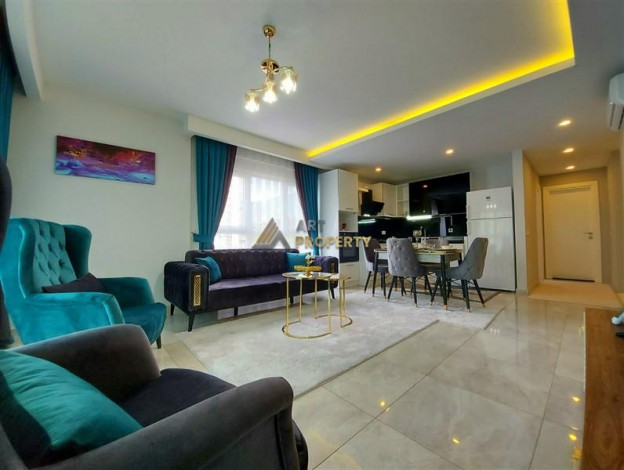 Двухкомнатная квартира с мебелью и техникой,  в Махмутларе, Алания, 75 м2. - Ракурс 18