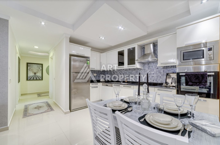 Потрясающая квартира с видом на море планировки 2+1 в районе Конаклы, 120м2 - Ракурс 6