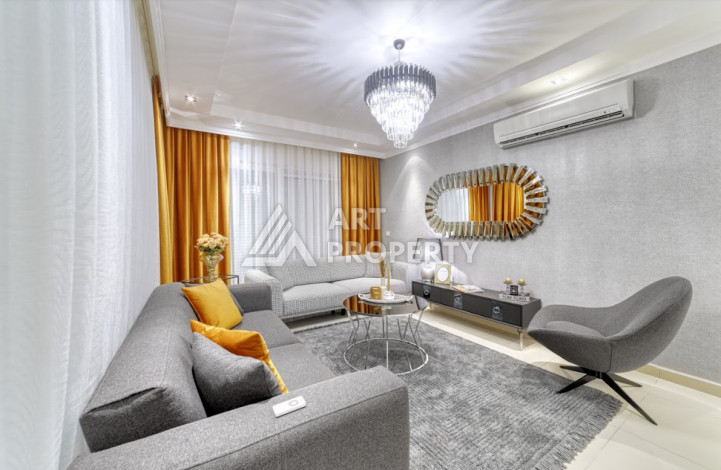 Потрясающая квартира с видом на море планировки 2+1 в районе Конаклы, 120м2 - Ракурс 8