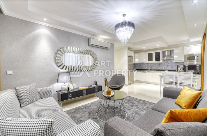 Потрясающая квартира с видом на море планировки 2+1 в районе Конаклы, 120м2 - Ракурс 9