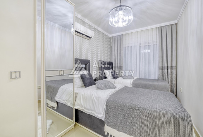 Потрясающая квартира с видом на море планировки 2+1 в районе Конаклы, 120м2 - Ракурс 10