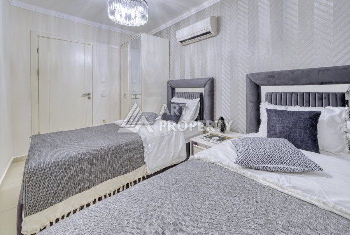 Потрясающая квартира с видом на море планировки 2+1 в районе Конаклы, 120м2 - Ракурс 11