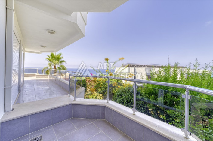 Потрясающая квартира с видом на море планировки 2+1 в районе Конаклы, 120м2 - Ракурс 15