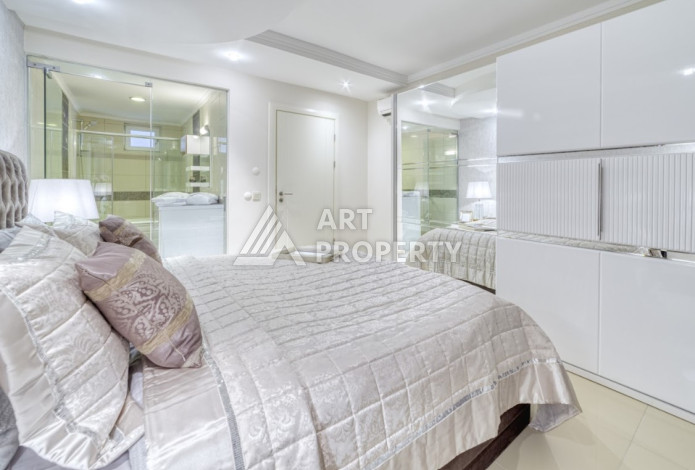 Потрясающая квартира с видом на море планировки 2+1 в районе Конаклы, 120м2 - Ракурс 19