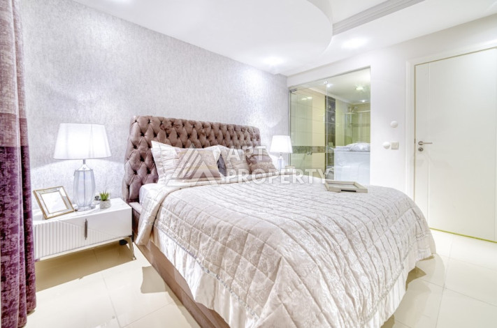 Потрясающая квартира с видом на море планировки 2+1 в районе Конаклы, 120м2 - Ракурс 20