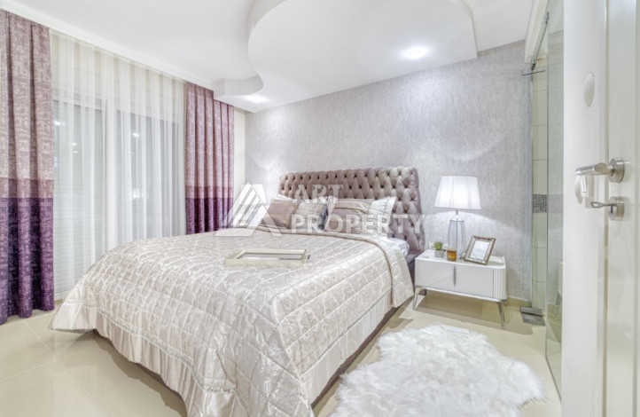 Потрясающая квартира с видом на море планировки 2+1 в районе Конаклы, 120м2 - Ракурс 21