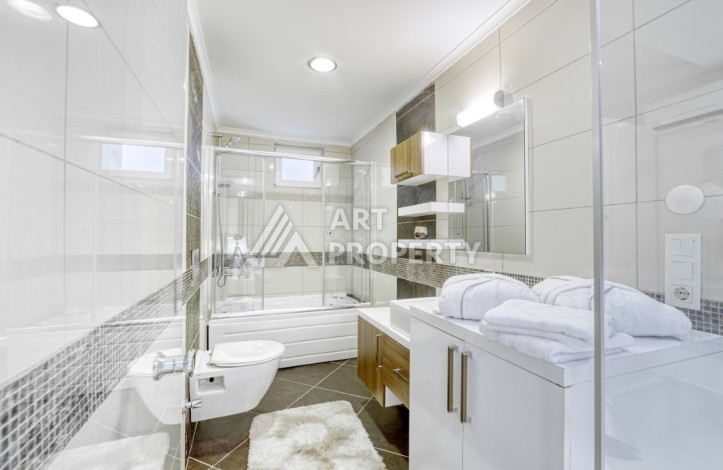 Потрясающая квартира с видом на море планировки 2+1 в районе Конаклы, 120м2 - Ракурс 22