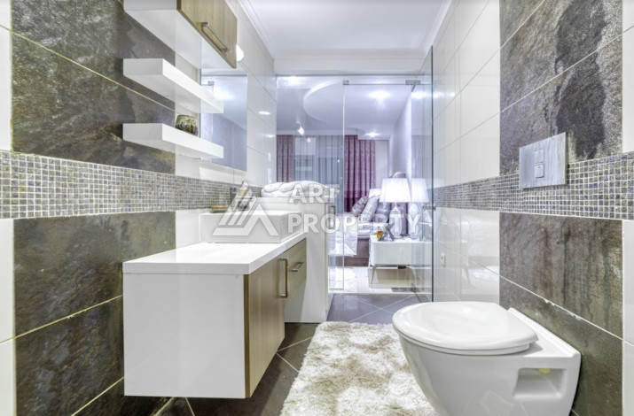 Потрясающая квартира с видом на море планировки 2+1 в районе Конаклы, 120м2 - Ракурс 23