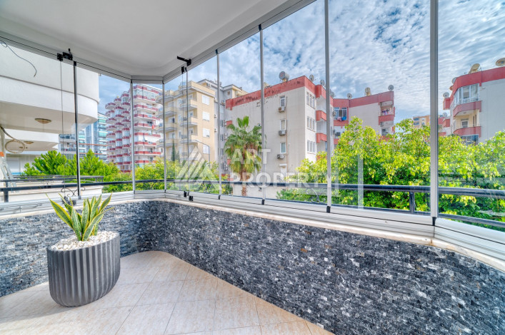 Шикарная меблированная квартира 2+1, 110м2, всего в 300 метрах от моря, в районе Махмутлар - Ракурс 17