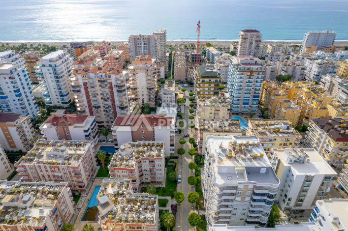 Шикарная меблированная квартира 2+1, 110м2, всего в 300 метрах от моря, в районе Махмутлар - Ракурс 19