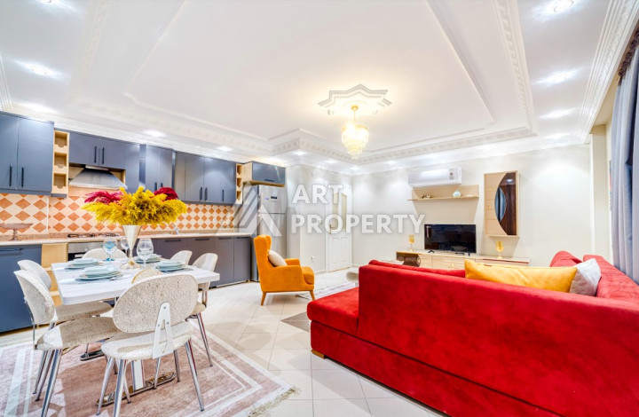 Квартира с шикарным видом планировки 2+1 в районе Махмутлар, 110м2 - Ракурс 6