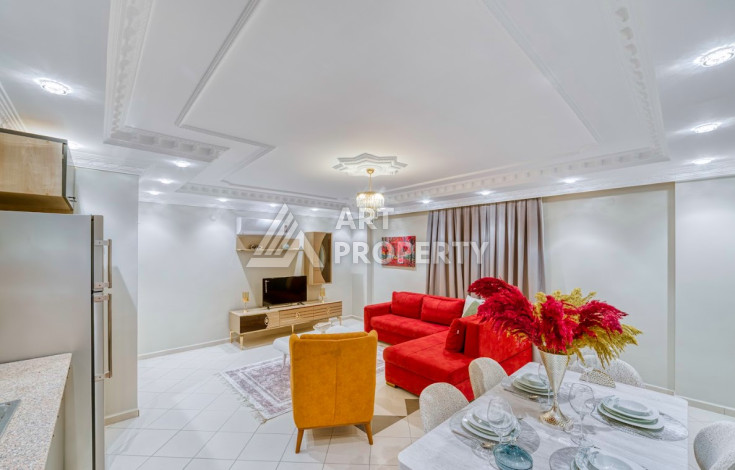 Квартира с шикарным видом планировки 2+1 в районе Махмутлар, 110м2 - Ракурс 8