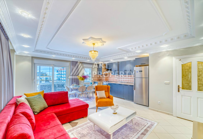 Квартира с шикарным видом планировки 2+1 в районе Махмутлар, 110м2 - Ракурс 9