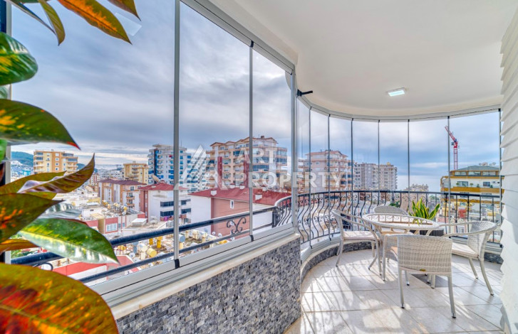 Квартира с шикарным видом планировки 2+1 в районе Махмутлар, 110м2 - Ракурс 12