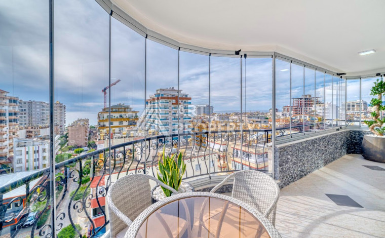 Квартира с шикарным видом планировки 2+1 в районе Махмутлар, 110м2 - Ракурс 13