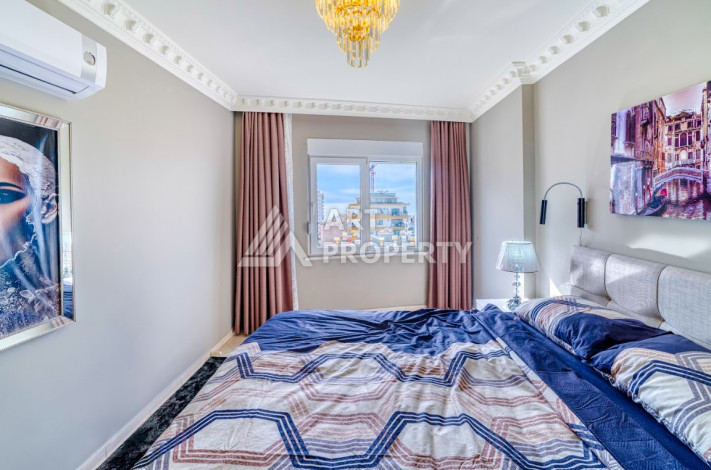 Квартира с шикарным видом планировки 2+1 в районе Махмутлар, 110м2 - Ракурс 14