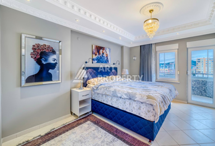 Квартира с шикарным видом планировки 2+1 в районе Махмутлар, 110м2 - Ракурс 16