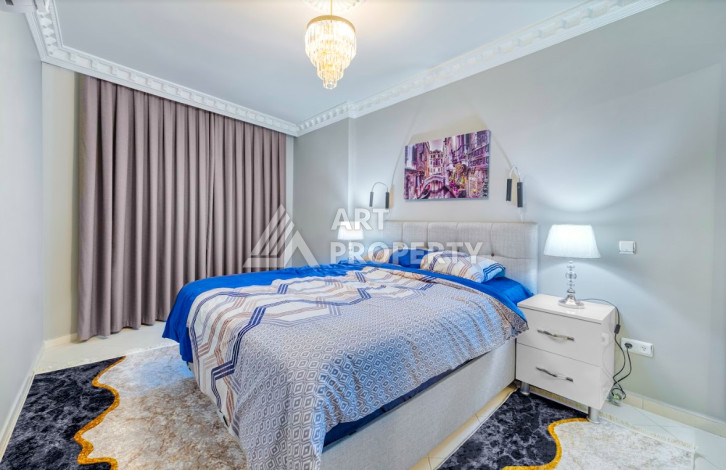 Квартира с шикарным видом планировки 2+1 в районе Махмутлар, 110м2 - Ракурс 20