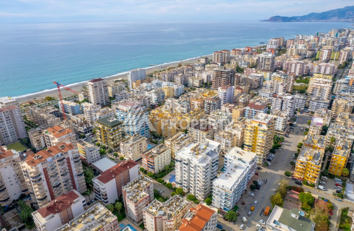 Квартира с шикарным видом планировки 2+1 в районе Махмутлар, 110м2 - Ракурс 30