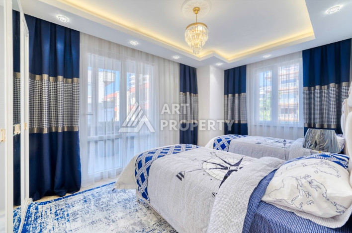 Шикарные апартаменты планировки 2+1 в районе Махмутлар, 100м2 - Ракурс 12