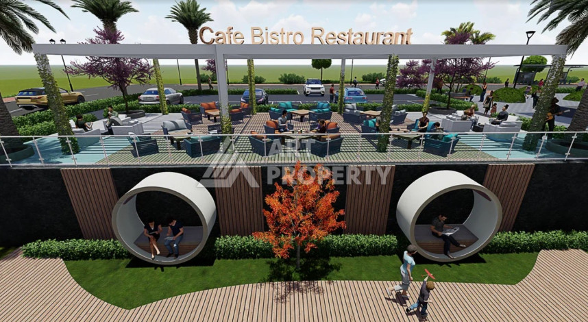 Апартаменты в роскошном комплексе с богатой инфраструктурой планировки 2+1, 80м2 - Ракурс 4