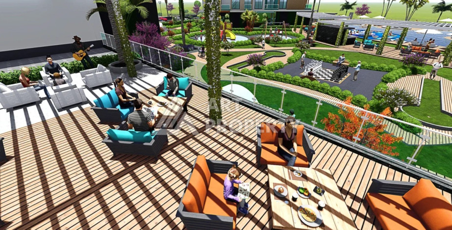 Апартаменты в роскошном комплексе с богатой инфраструктурой планировки 2+1, 80м2 - Ракурс 5