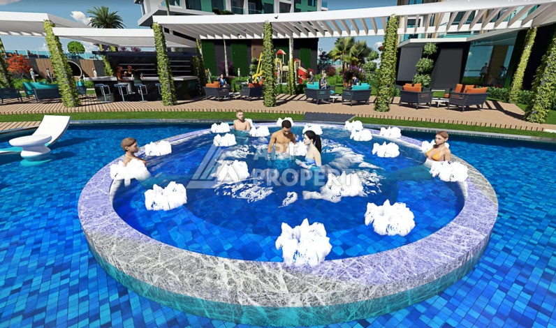 Апартаменты в роскошном комплексе с богатой инфраструктурой планировки 2+1, 80м2 - Ракурс 10