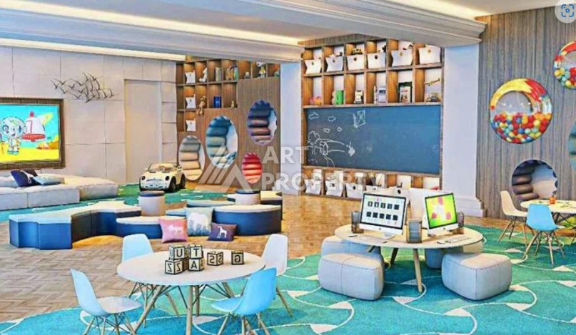 Апартаменты в роскошном комплексе с богатой инфраструктурой планировки 2+1, 80м2 - Ракурс 15