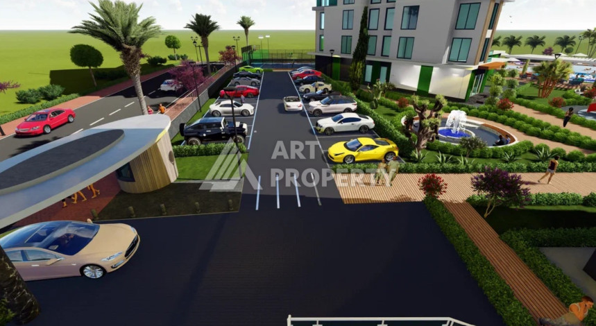 Апартаменты в роскошном комплексе с богатой инфраструктурой планировки 2+1, 80м2 - Ракурс 16