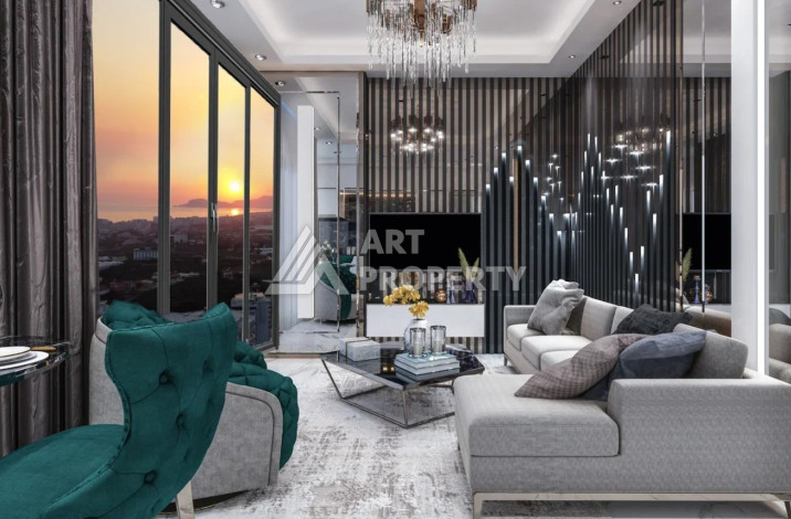 Апартаменты в роскошном комплексе с богатой инфраструктурой планировки 2+1, 80м2 - Ракурс 17