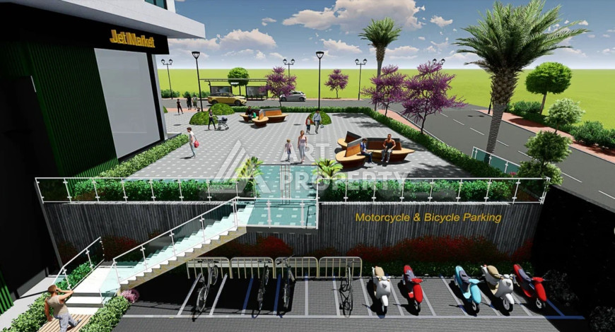 Апартаменты в роскошном комплексе с богатой инфраструктурой планировки 2+1, 80м2 - Ракурс 18