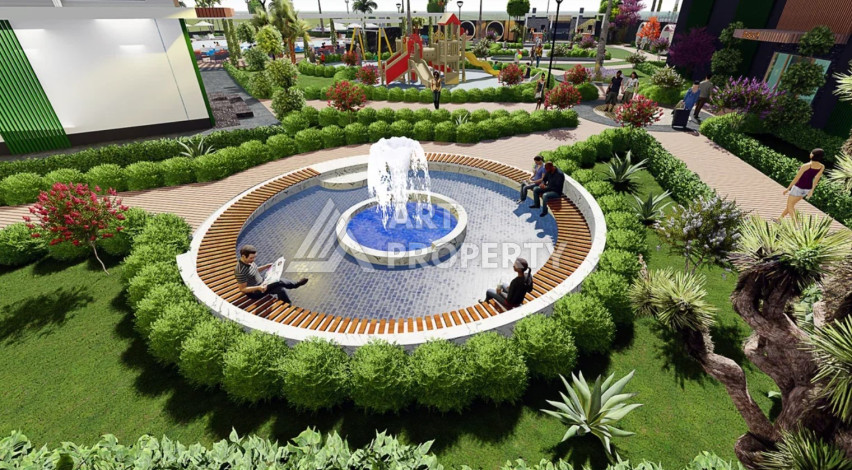 Апартаменты в роскошном комплексе с богатой инфраструктурой планировки 2+1, 80м2 - Ракурс 22