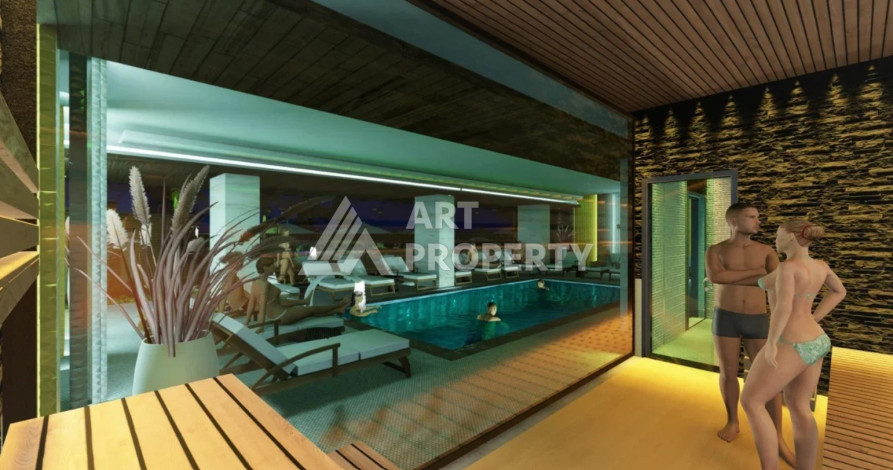 Апартаменты в роскошном комплексе с богатой инфраструктурой планировки 2+1, 80м2 - Ракурс 23