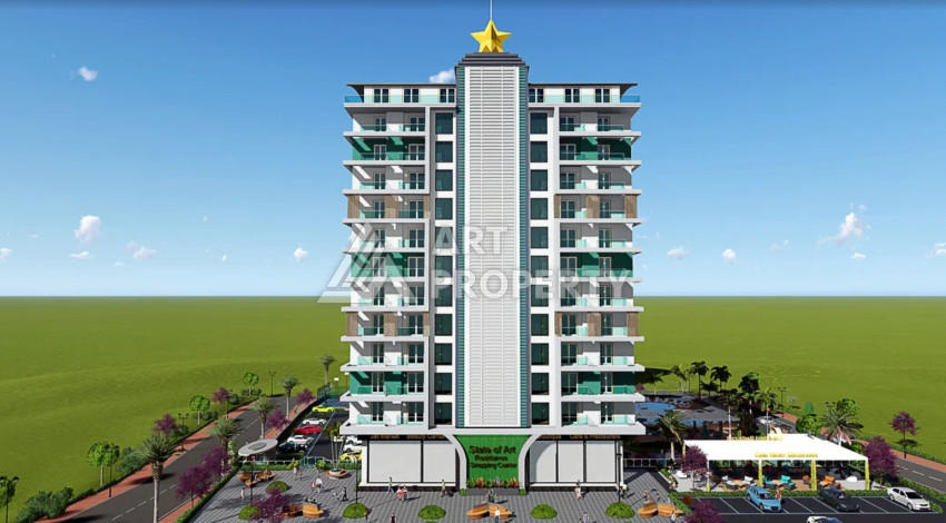 Апартаменты в роскошном комплексе с богатой инфраструктурой планировки 2+1, 80м2 - Ракурс 28