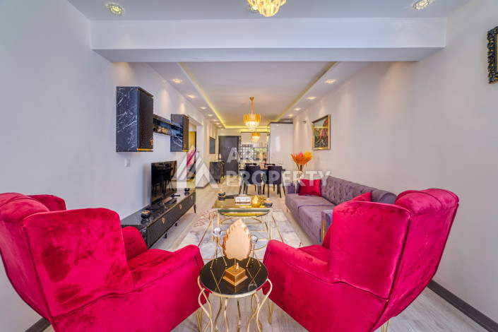 Дизайнерские апартаменты планировки 2+1 в районе Махмутлар, 95м2 - Ракурс 2