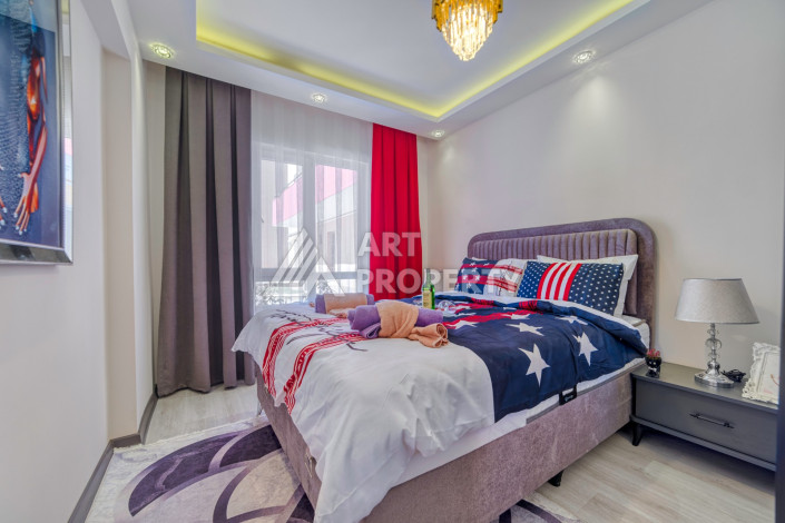 Дизайнерские апартаменты планировки 2+1 в районе Махмутлар, 95м2 - Ракурс 7