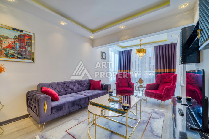 Дизайнерские апартаменты планировки 2+1 в районе Махмутлар, 95м2 - Ракурс 9