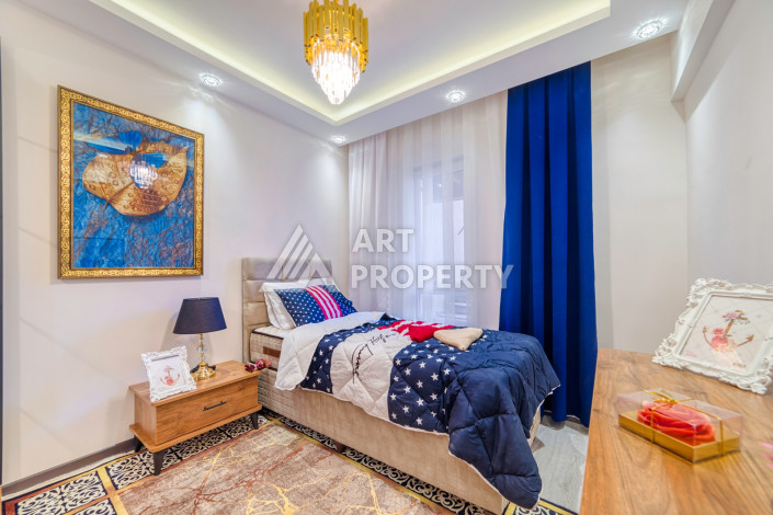 Дизайнерские апартаменты планировки 2+1 в районе Махмутлар, 95м2 - Ракурс 10