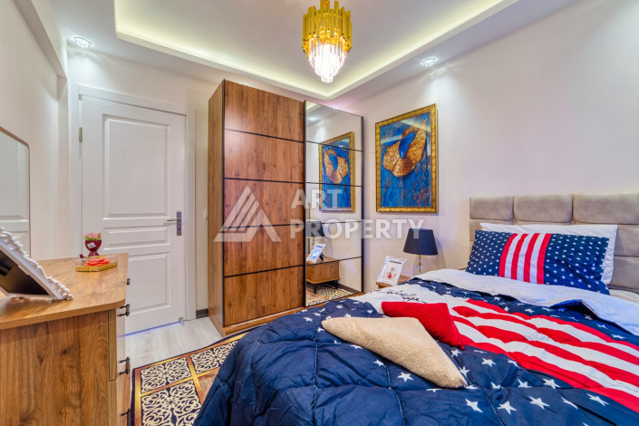 Дизайнерские апартаменты планировки 2+1 в районе Махмутлар, 95м2 - Ракурс 14