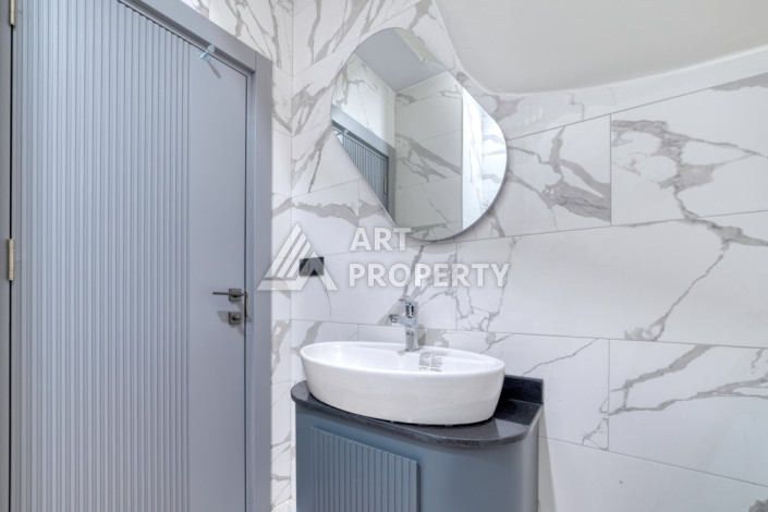 Двухуровневые апартаменты в новом комплексе планировки 2+1 в районе Оба, 100м2 - Ракурс 10