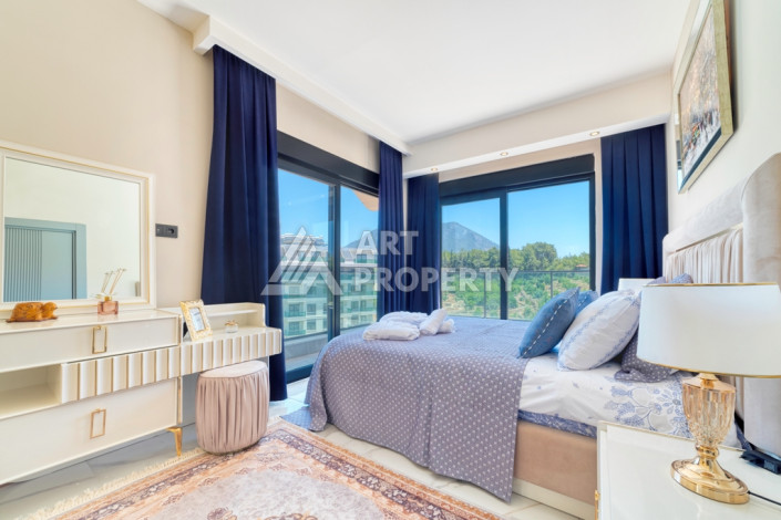 Двухуровневые апартаменты в новом комплексе планировки 2+1 в районе Оба, 100м2 - Ракурс 13