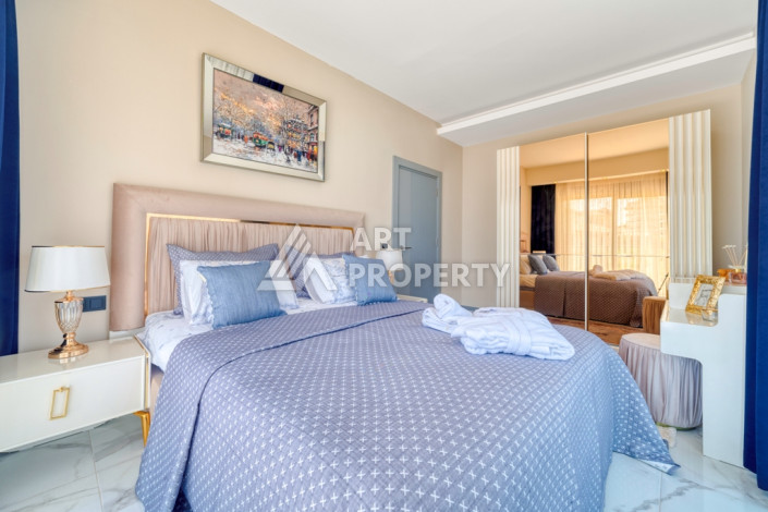 Двухуровневые апартаменты в новом комплексе планировки 2+1 в районе Оба, 100м2 - Ракурс 14