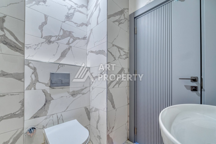 Двухуровневые апартаменты в новом комплексе планировки 2+1 в районе Оба, 100м2 - Ракурс 15