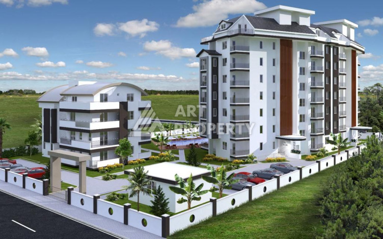 Апартаменты-дуплекс в живописном районе Газипаша планировки 3+1, 110м2 - Ракурс 3