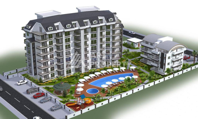 Апартаменты-дуплекс в живописном районе Газипаша планировки 3+1, 110м2 - Ракурс 16